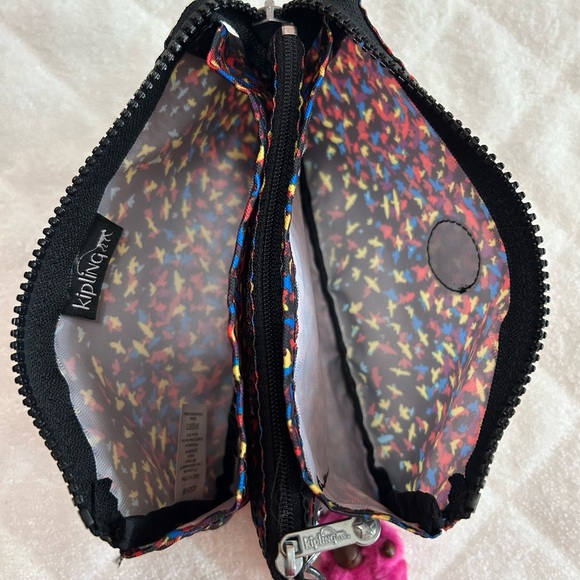Kipling Creativity Colorful Bird Pouch Large - Picture 5 of 10